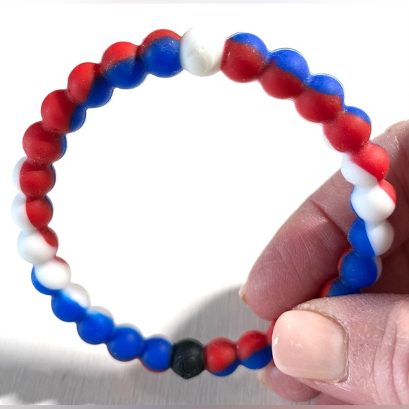 LOKAI Red, White, & Blue Minnesota Twins Game Day Bangle Bracelet Boho Coastal - Picture 3 of 5